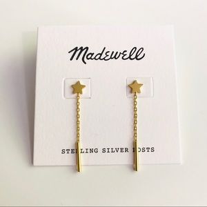 Madewell Star Chain Drop Earrings - LAST